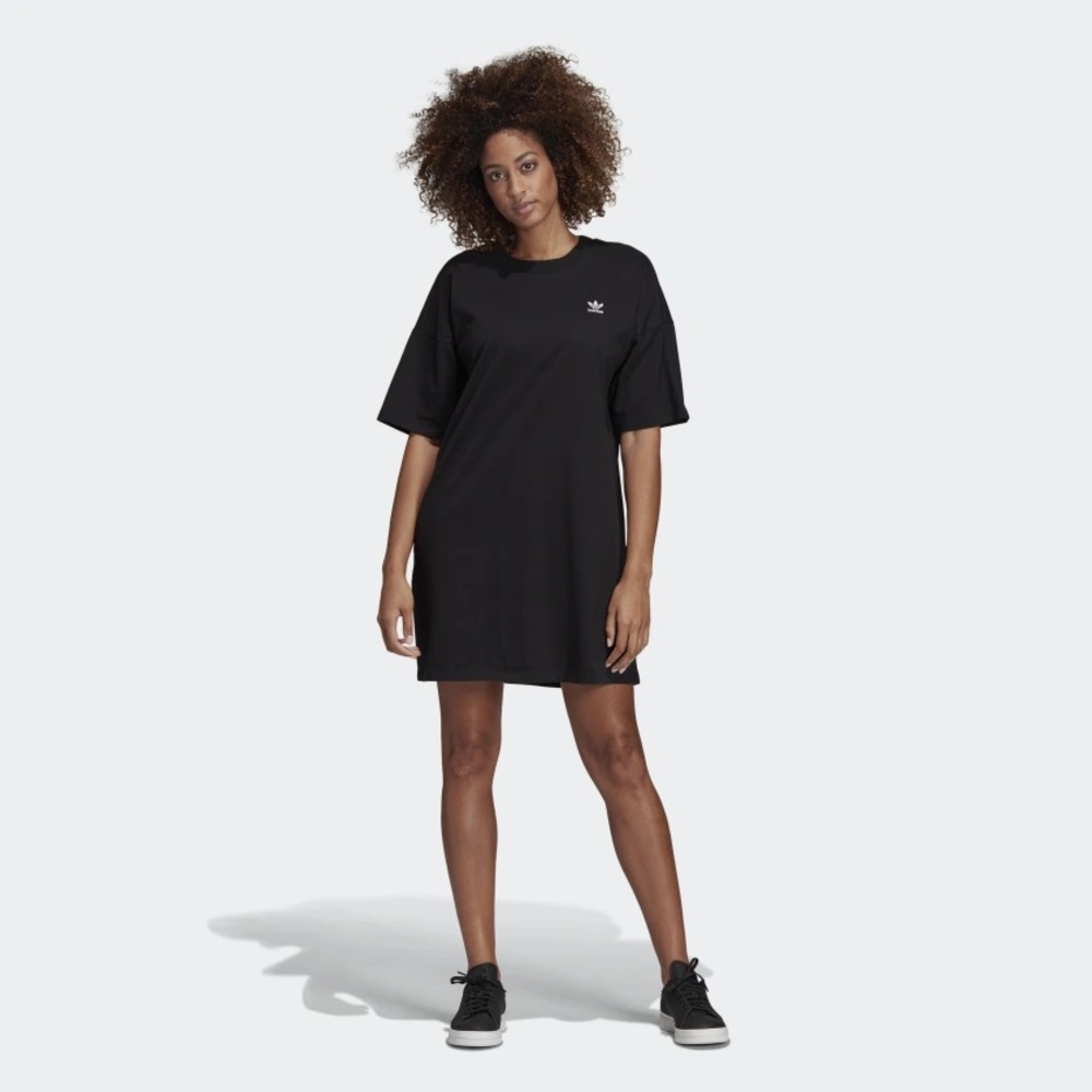 NWT Adidas Trefoil Oversized T-Shirt Dress DV2607 - Picture 4 of 14